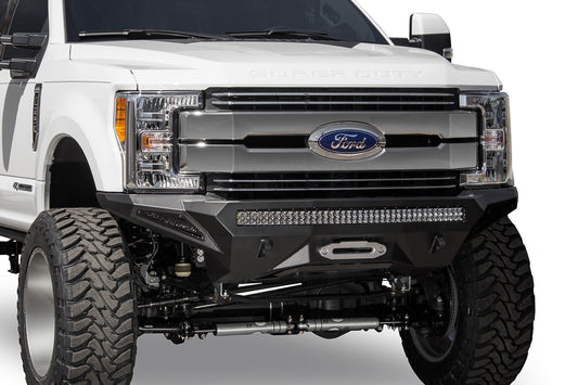 Installed on Car ADD Stealth Fighter Winch Front Bumper | 2017-2022 Ford Super Duty