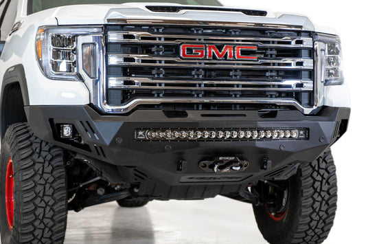 Installed on Car ADD Stealth Fighter Front Bumper | 2020-2023 GMC 2500/3500