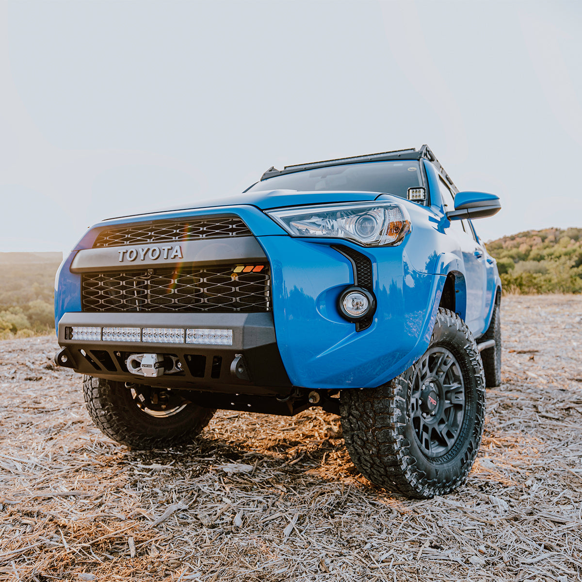 Installed on Car Cali Raised Stealth Bumper Fits 2014+ Toyota 4Runner