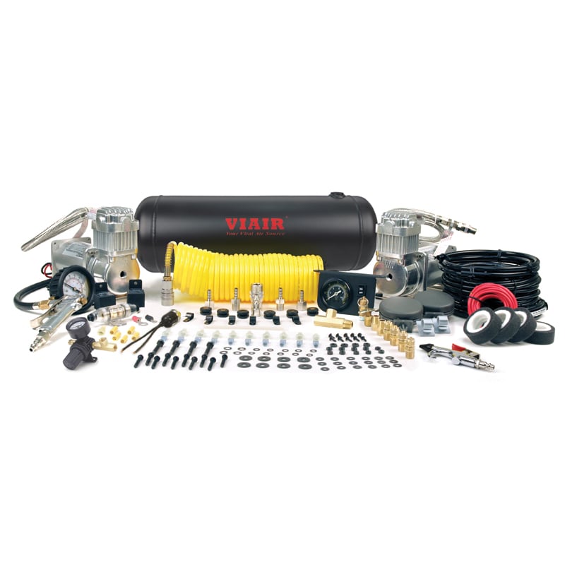 VIAIR X'treme Duty Onboard Air System (12V, 150 PSI Compressors, 2.0 Gal. Tank) CE
