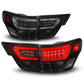 ANZO JEEP LED LIGHT BAR TAIL LIGHTS 4PCS BLACK SMOKE LENS | GRAND CHEROKEE 11-13