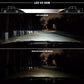 LED vs OEM of ANZO FULL LED PROJECTOR HEADLIGHTS BLACK (FOR HALOGEN VERSION W/ HALOGEN DRL) | TOYOTA TACOMA 16-23