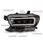 Different Parts of ANZO FULL LED PROJECTOR HEADLIGHTS BLACK (FOR HALOGEN VERSION W/ HALOGEN DRL) | TOYOTA TACOMA 16-23