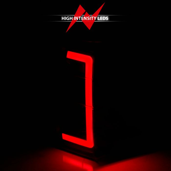 High Intensity LEDs of ANZO FORD LED C BAR TAIL LIGHTS BLACK SMOKE LENS W/ SEQUENTIAL SIGNAL | EXPEDITION 07-17