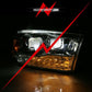 High Intensity LEDs of ANZO DUAL LED PROJECTOR SWITCHBACK HEADLIGHTS CHROME (FOR ALL MODELS) | DODGE RAM 1500 09-18 / RAM 2500/3500 10-18