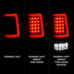 Anzo Ford Full Led C Bar Tail Lights Black | F-150 04-08