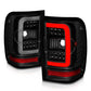 ANZO FORD LED C-BAR STYLE TAIL LIGHTS BLACK SMOKE LENS (NOT FOR 05-07 STX MODELS) | RANGER 01-11