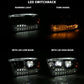 LED Switchback of ANZO DUAL LED PROJECTOR SWITCHBACK HEADLIGHTS CHROME (FOR ALL MODELS) | DODGE RAM 1500 09-18 / RAM 2500/3500 10-18