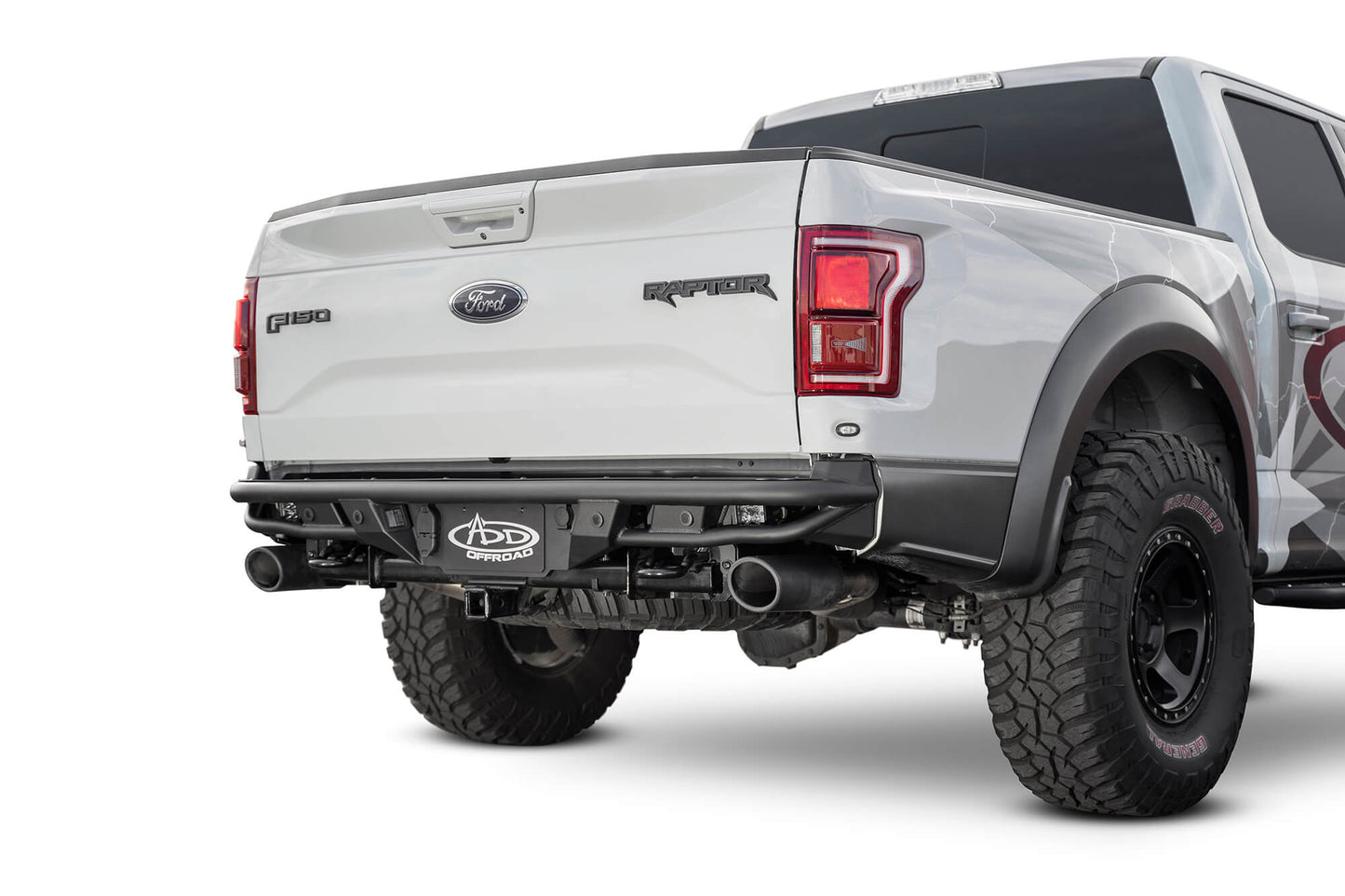 Installed on Car ADD PRO Bolt-On Rear Bumper | 2017-2020 Ford Raptor