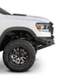 Side View of Installed ADD Stealth Fighter Front Bumper | 2019-2023 RAM Rebel