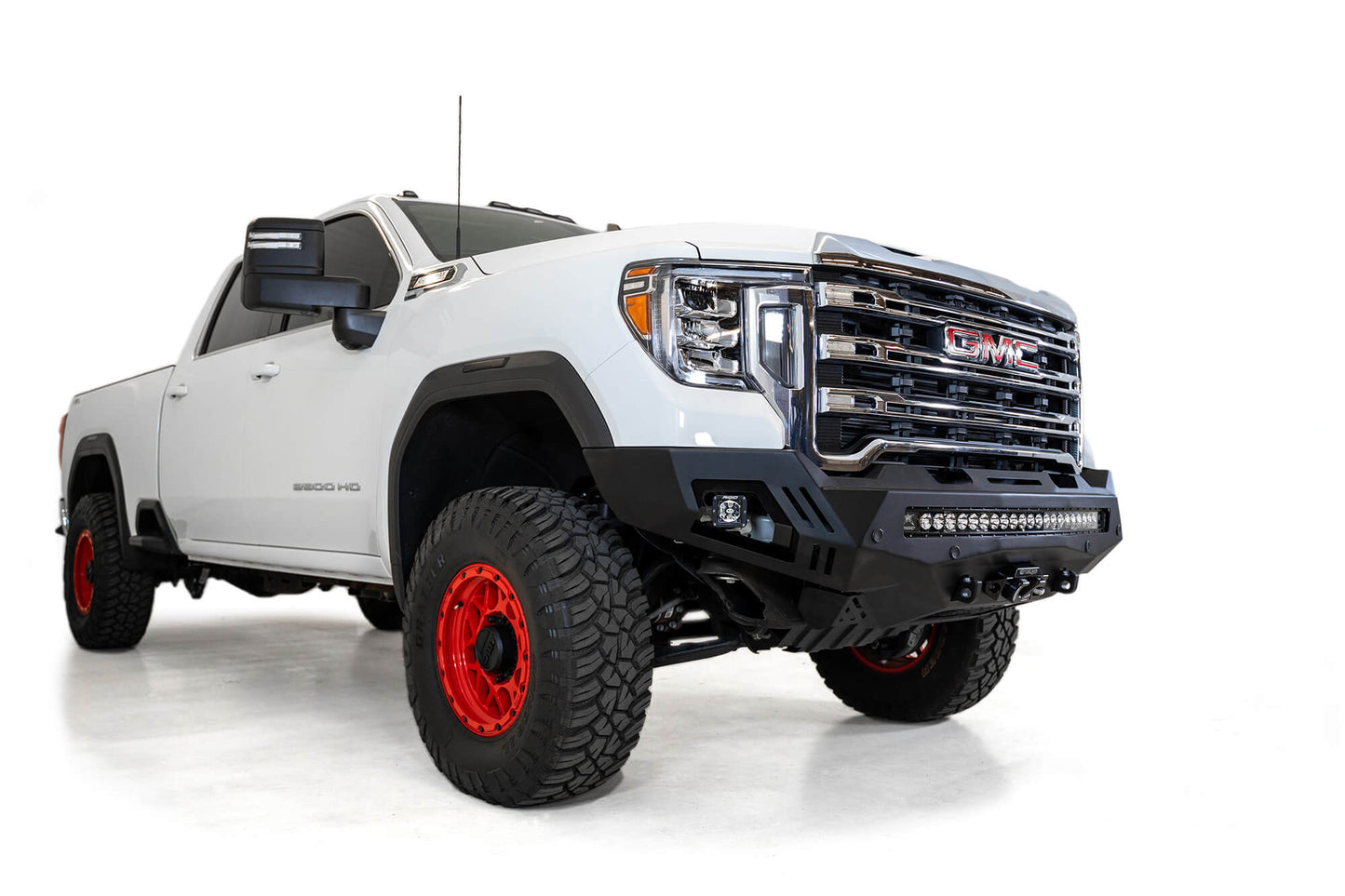 Installed on Car ADD Stealth Fighter Front Bumper | 2020-2023 GMC 2500/3500