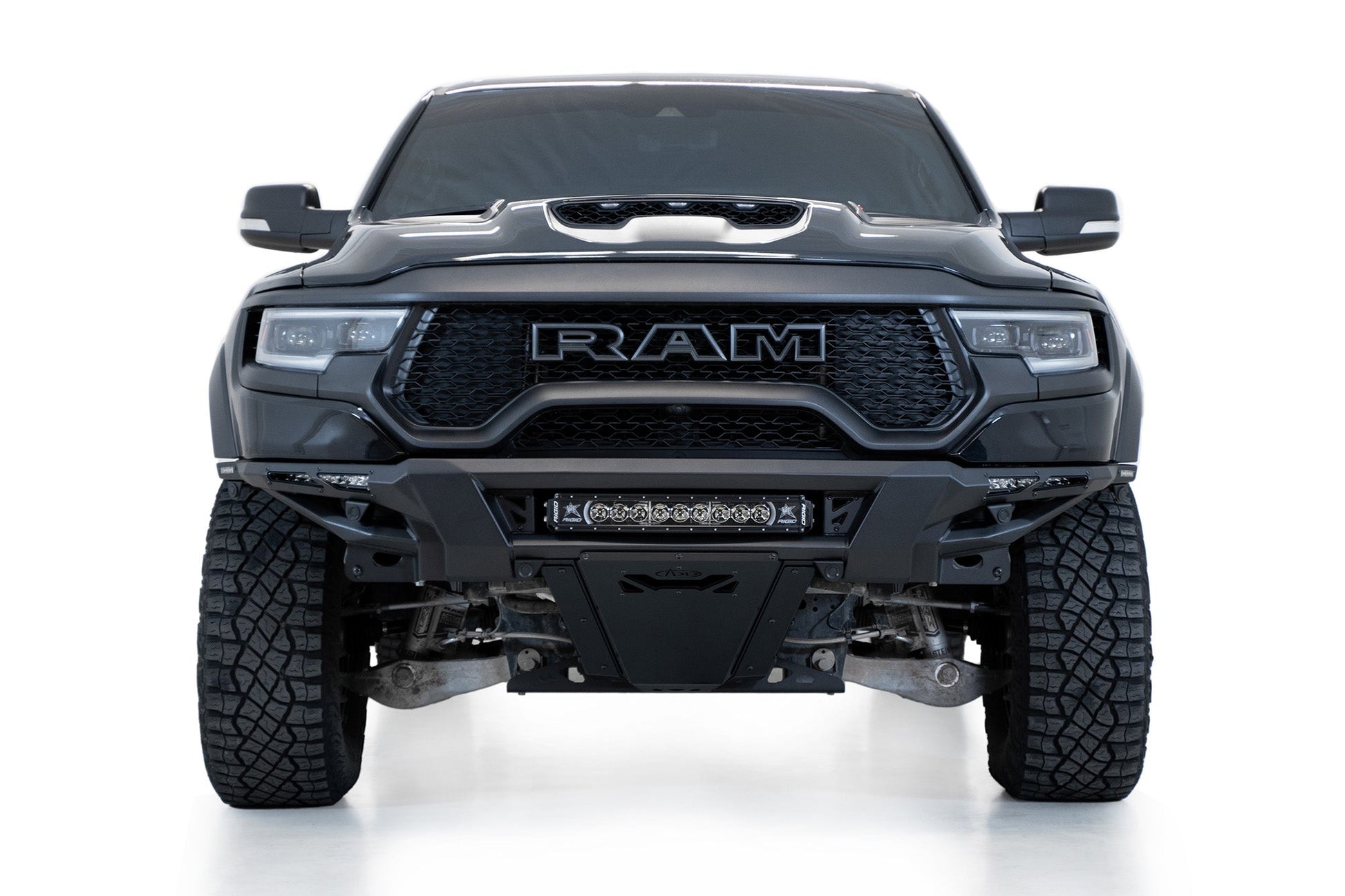 Installed on Car ADD TRX Phantom Front Bumper | 2021-2023 Ram 1500