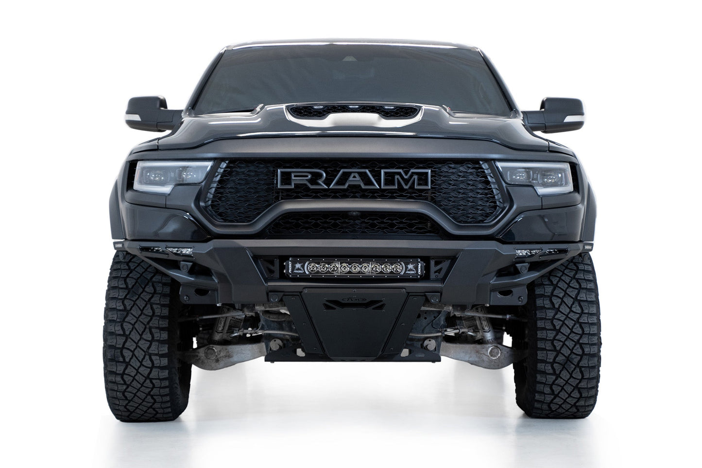 Installed on Car ADD TRX Phantom Front Bumper | 2021-2023 Ram 1500
