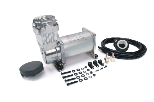 VIAIR 325C Silver Compressor (12V, 33% Duty, Sealed, w/o Leader Hose, w/o Check Valve, Sealed IP67) CE