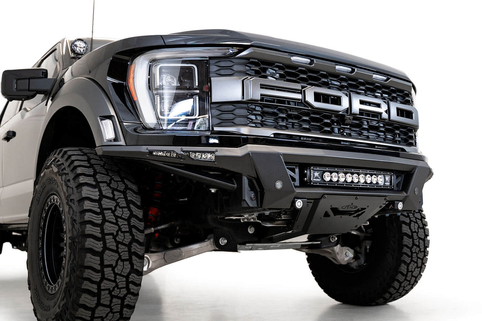 Installed on Car ADD Phantom Front Bumper | 2021-2023 Ford F-150 Raptor/Raptor R