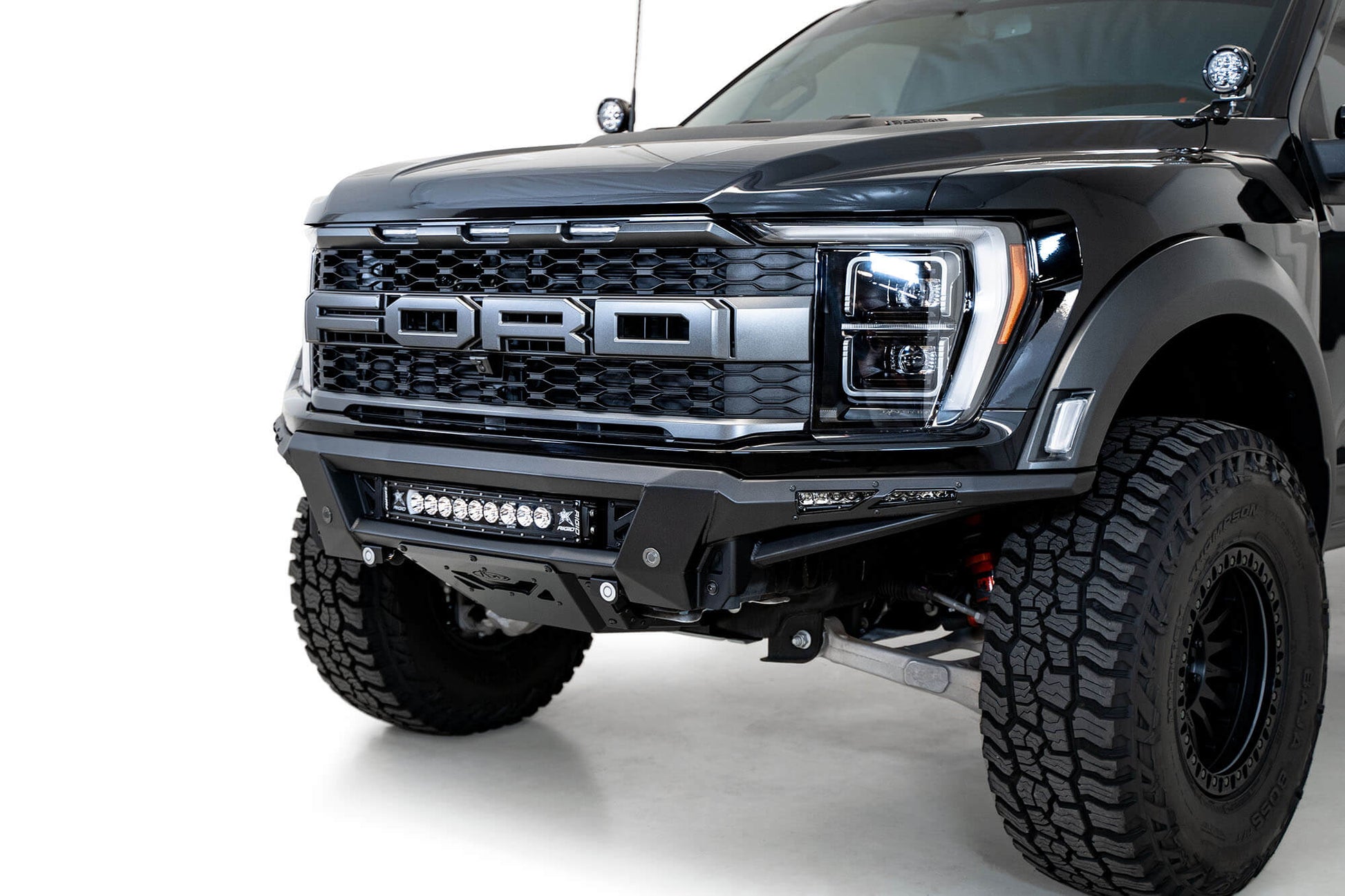 Installed on Car ADD Phantom Front Bumper | 2021-2023 Ford F-150 Raptor/Raptor R