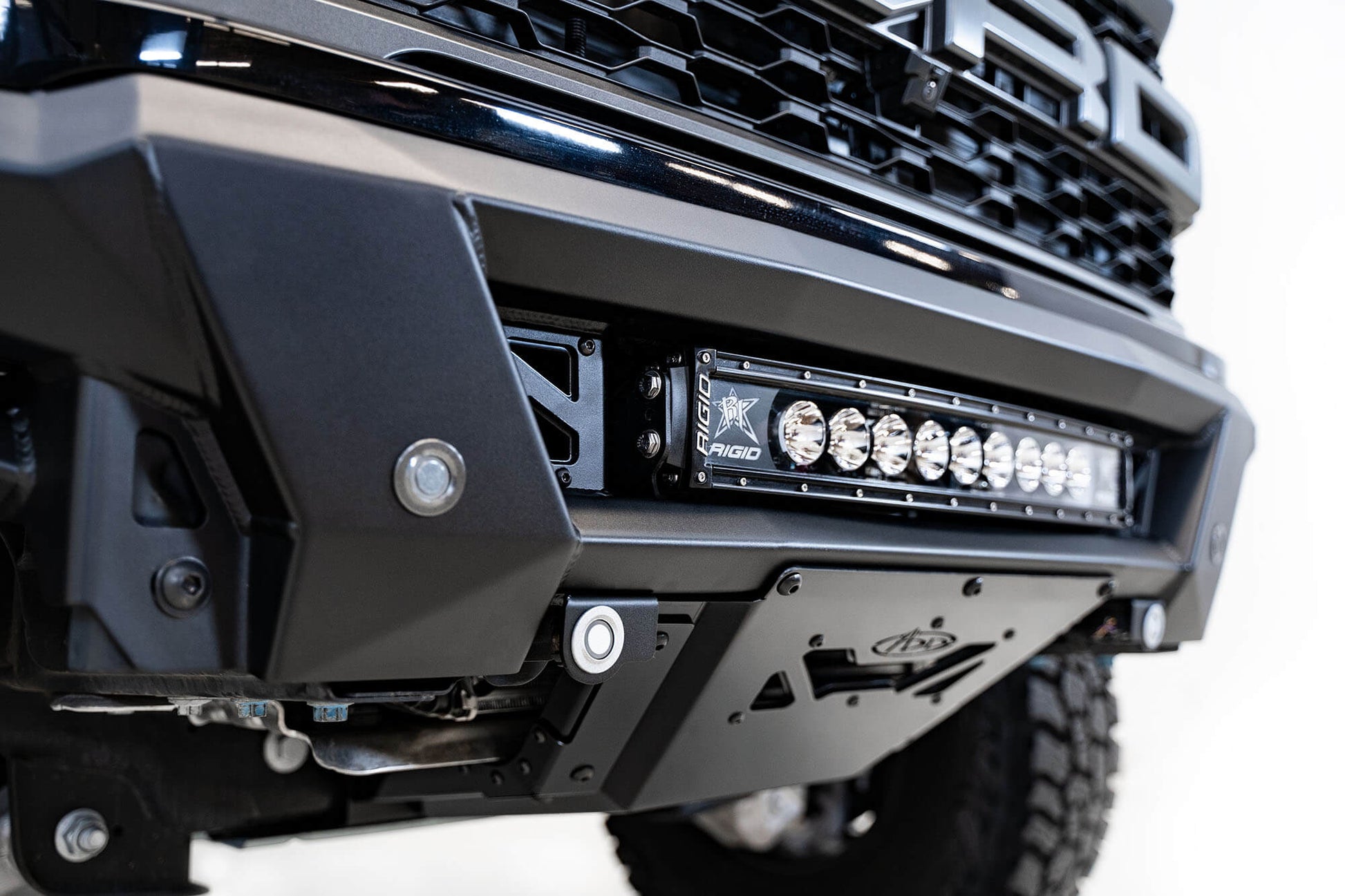 RIGID Light Bar on ADD Phantom Front Bumper | 2021-2023 Ford F-150 Raptor/Raptor R