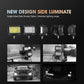 Auxbeam 4pcs 4" LED PODS Combo Beam & Dual A-Pillar Light Lower Windshield Hinge Mounting Brackets
