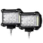 Auxbeam 4pcs 4" LED PODS Combo Beam & Dual A-Pillar Light Lower Windshield Hinge Mounting Brackets
