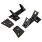 Auxbeam 4pcs 4" LED PODS Combo Beam & Dual A-Pillar Light Lower Windshield Hinge Mounting Brackets