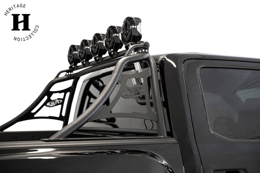 Installed on Car with Round Lights ADD PRO Ford Chase Rack | 2015-2023 F-150/Raptor | Heritage