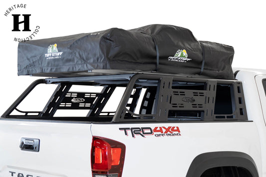Installed on Car ADD-Lander Overland Rack | Heritage | Toyota Tacoma