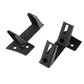 Auxbeam 4pcs 4" LED PODS Combo Beam & Dual A-Pillar Light Lower Windshield Hinge Mounting Brackets