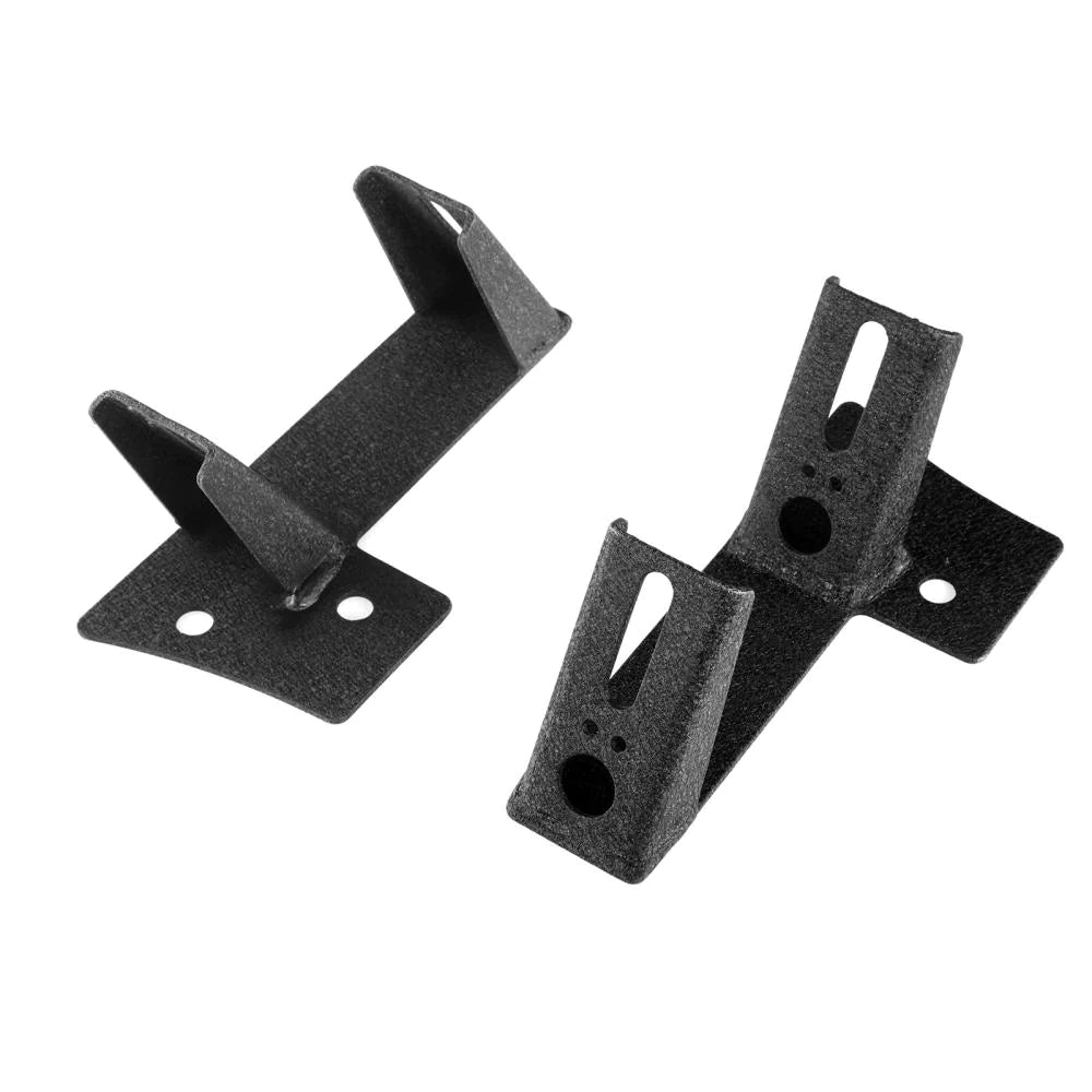 Auxbeam 4pcs 4" LED PODS Combo Beam & Dual A-Pillar Light Lower Windshield Hinge Mounting Brackets