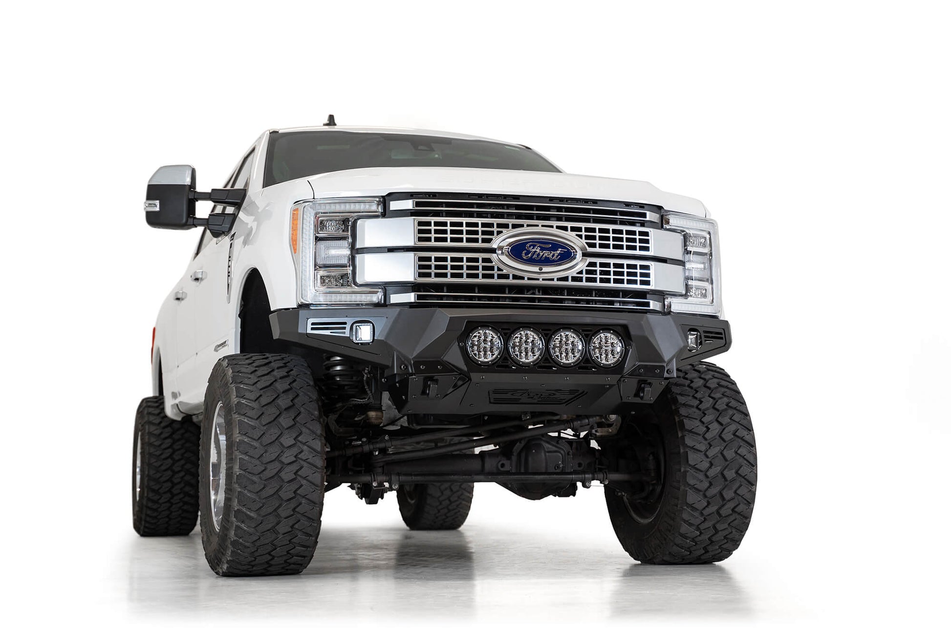 Installed on Car ADD Ford Bomber Front Bumper (RIGID) | 2017-2022 Super Duty