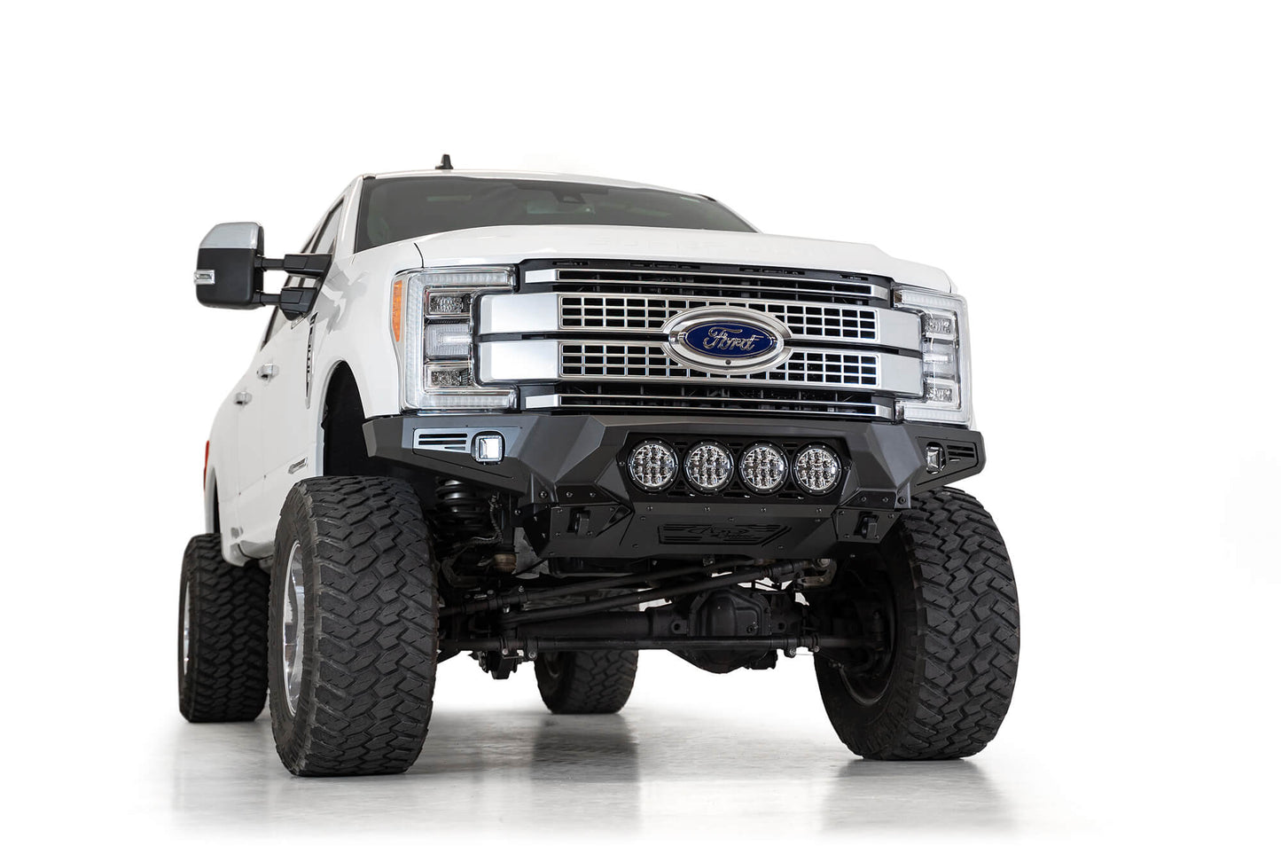 Installed on Car ADD Ford Bomber Front Bumper (RIGID) | 2017-2022 Super Duty