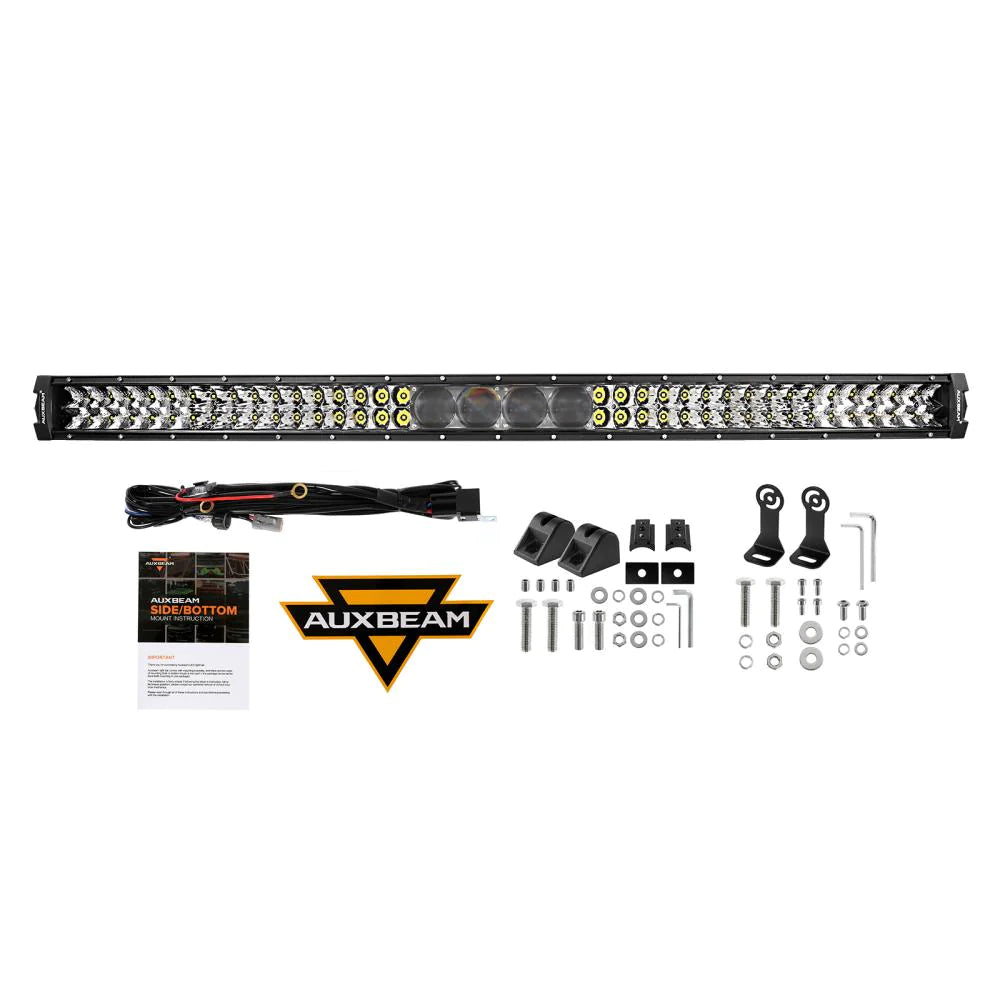 Auxbeam New 42 Inch 5D-PRO Series 44000LM Spot Beam Off Road Led Light Bar