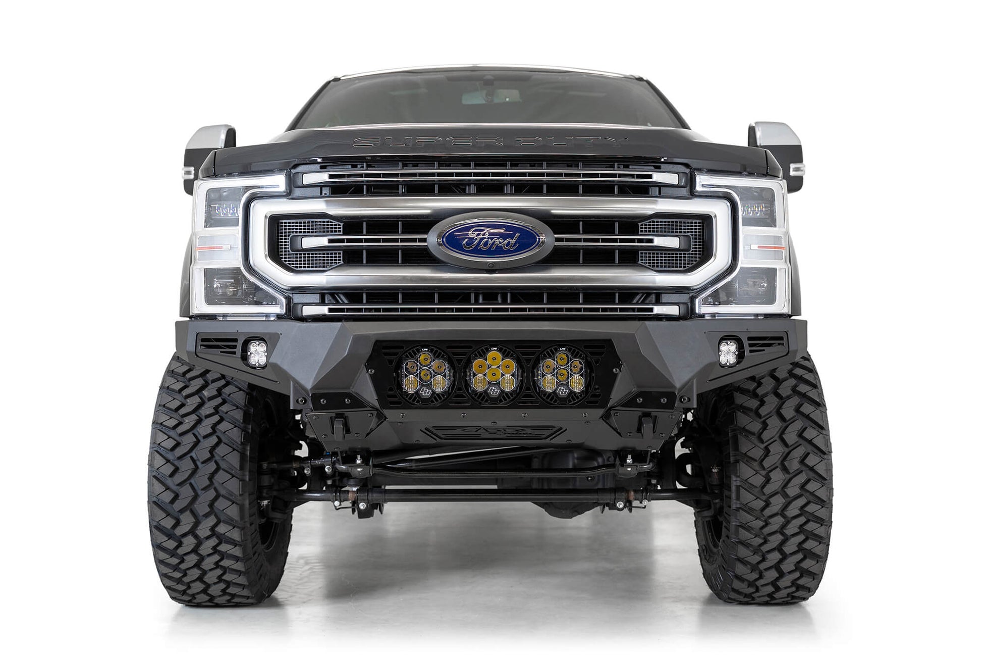 Installed on Car ADD Ford Bomber Front Bumper (Baja Designs) | 2017-2022 Super Duty