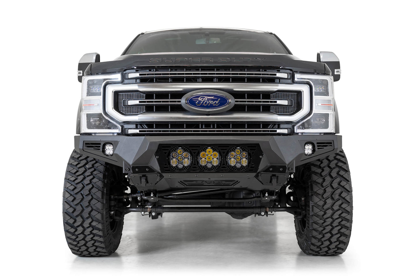 Installed on Car ADD Ford Bomber Front Bumper (Baja Designs) | 2017-2022 Super Duty