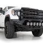 Installed on Car with White Round Light bars ADD GMC Bomber HD Front Bumper | 2020-2023 Sierra 2500/3500
