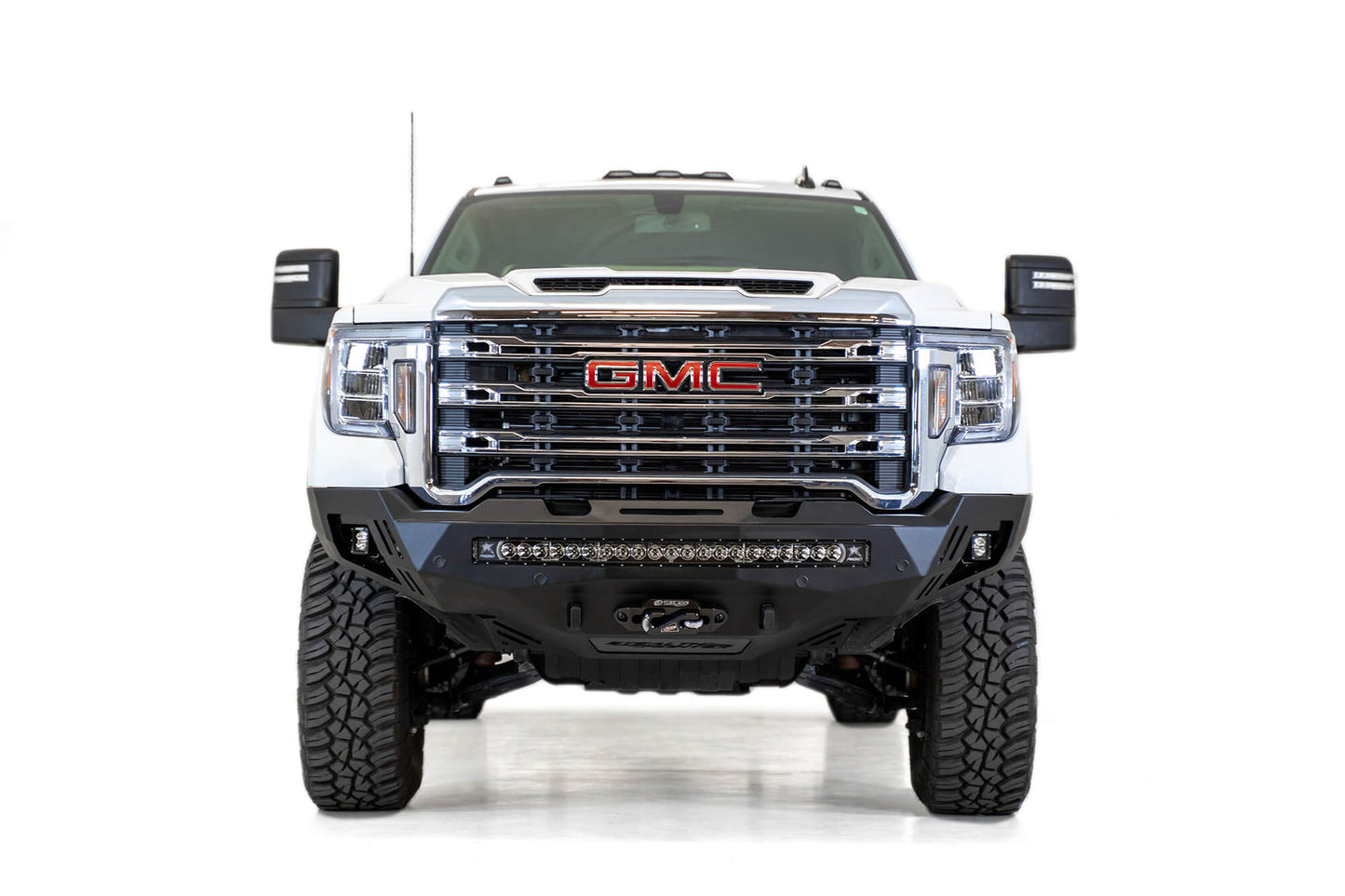 Installed on Car ADD Stealth Fighter Front Bumper | 2020-2023 GMC 2500/3500