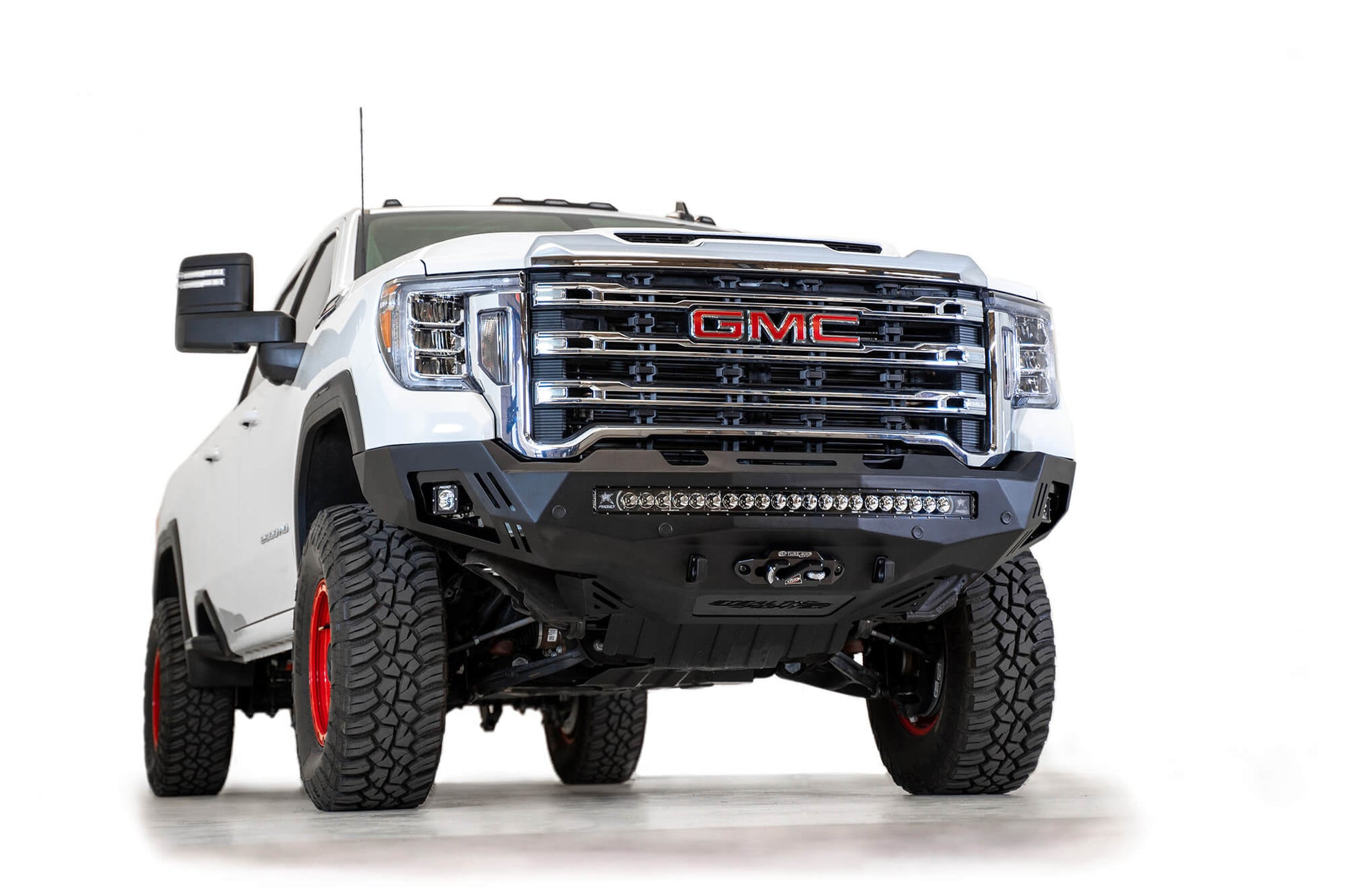Installed on Car ADD Stealth Fighter Front Bumper | 2020-2023 GMC 2500/3500