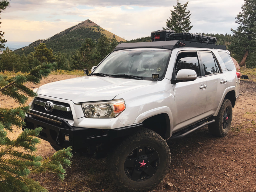 Installed on Car Cali Raised Toyota Economy Roof Rack | 2010-2023 4Runner