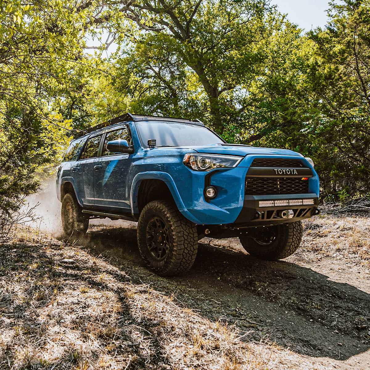 Installed on Car Cali Raised Stealth Bumper Fits 2014+ Toyota 4Runner