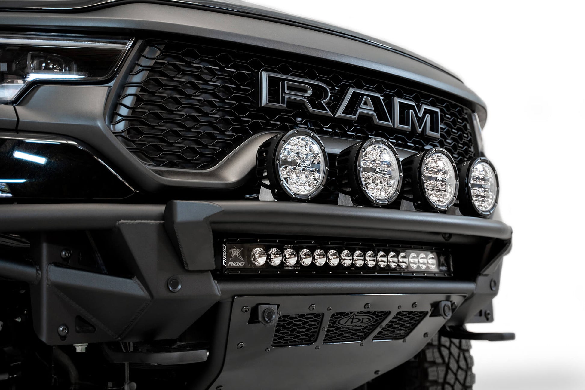 Installed on Car ADD PRO Bolt-On Front Bumper | 2021-2023 Ram 1500 TRX