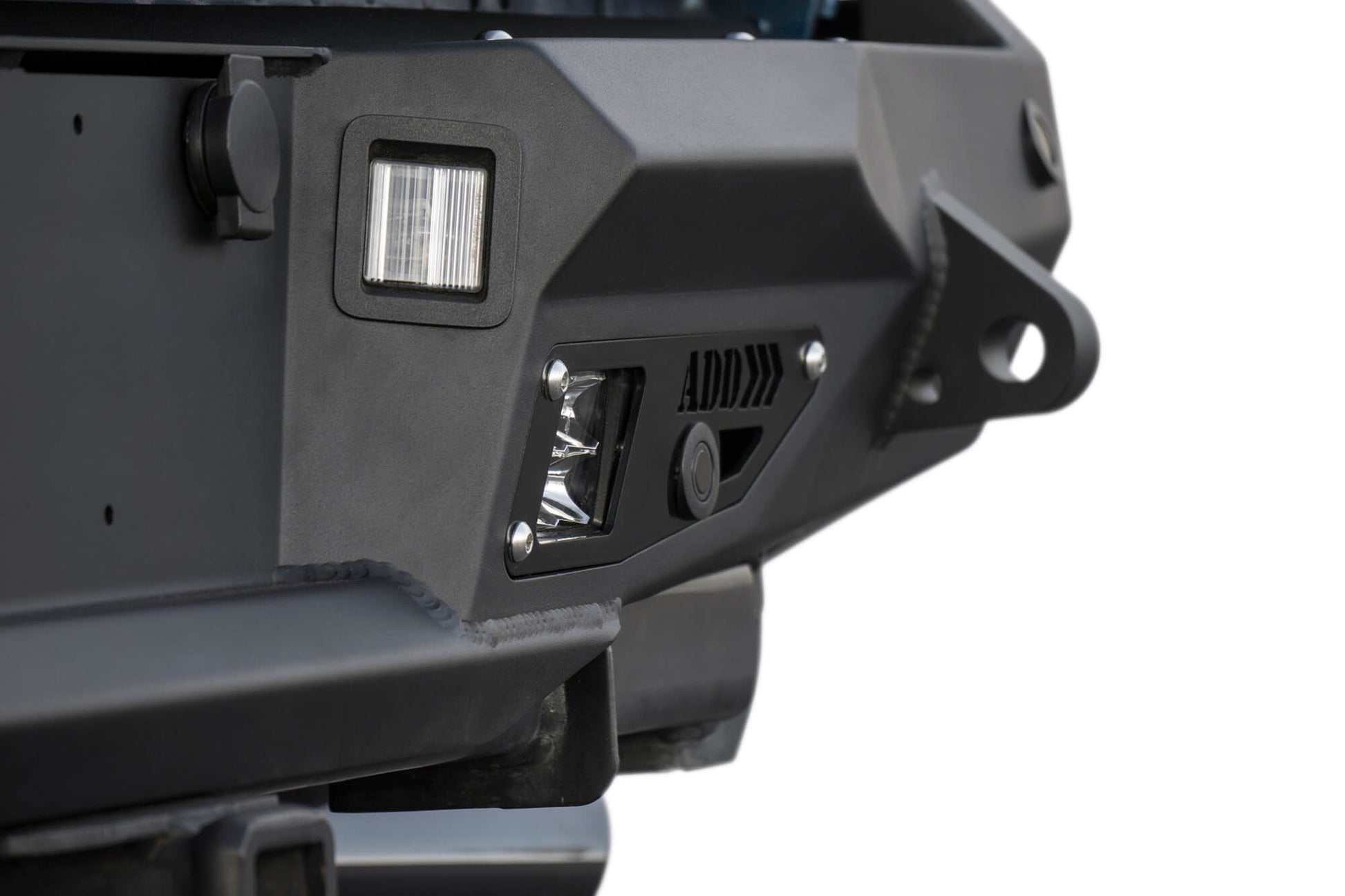 Installed on Car ADD Ford  Stealth Fighter Rear Bumper | 2015-2020 F-150