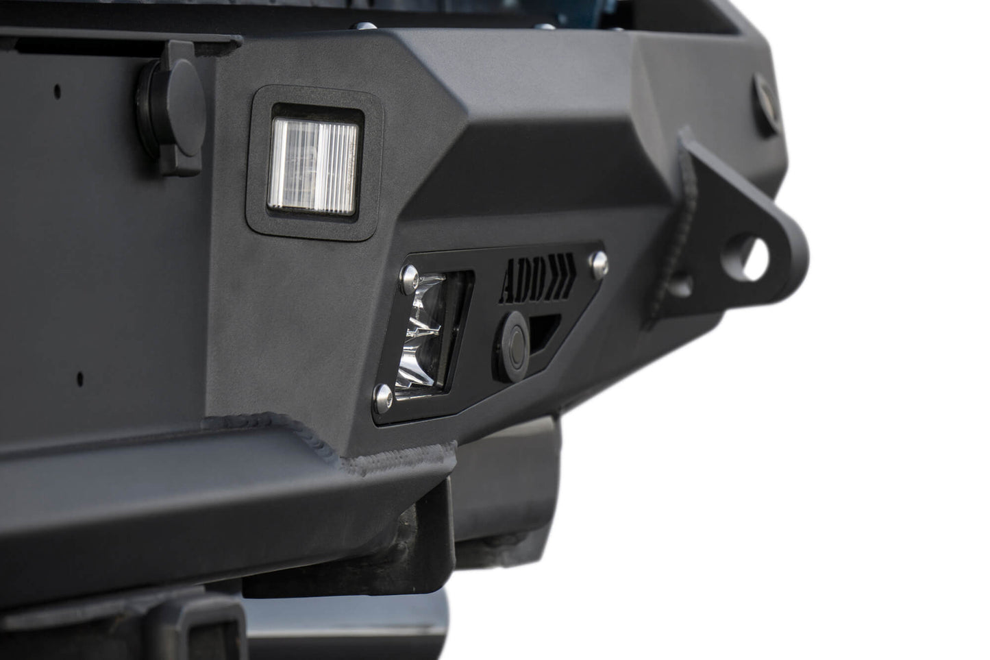 Installed on Car ADD Ford  Stealth Fighter Rear Bumper | 2015-2020 F-150