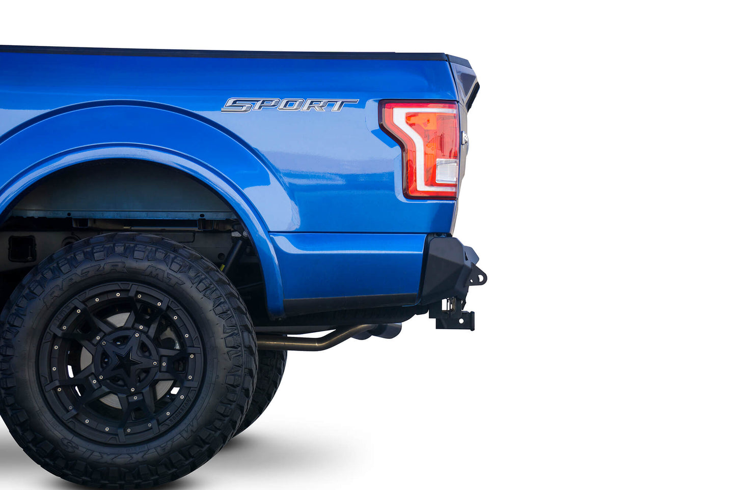 Installed on Car ADD Ford  Stealth Fighter Rear Bumper | 2015-2020 F-150