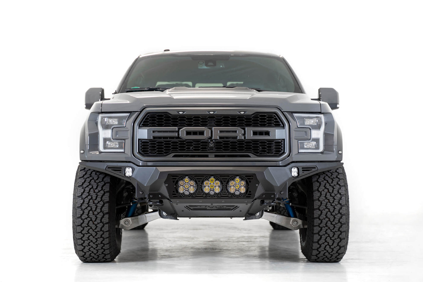ADD Bomber Front Bumper (w/ Baja Designs Lights) | 2017-2020 Ford Raptor