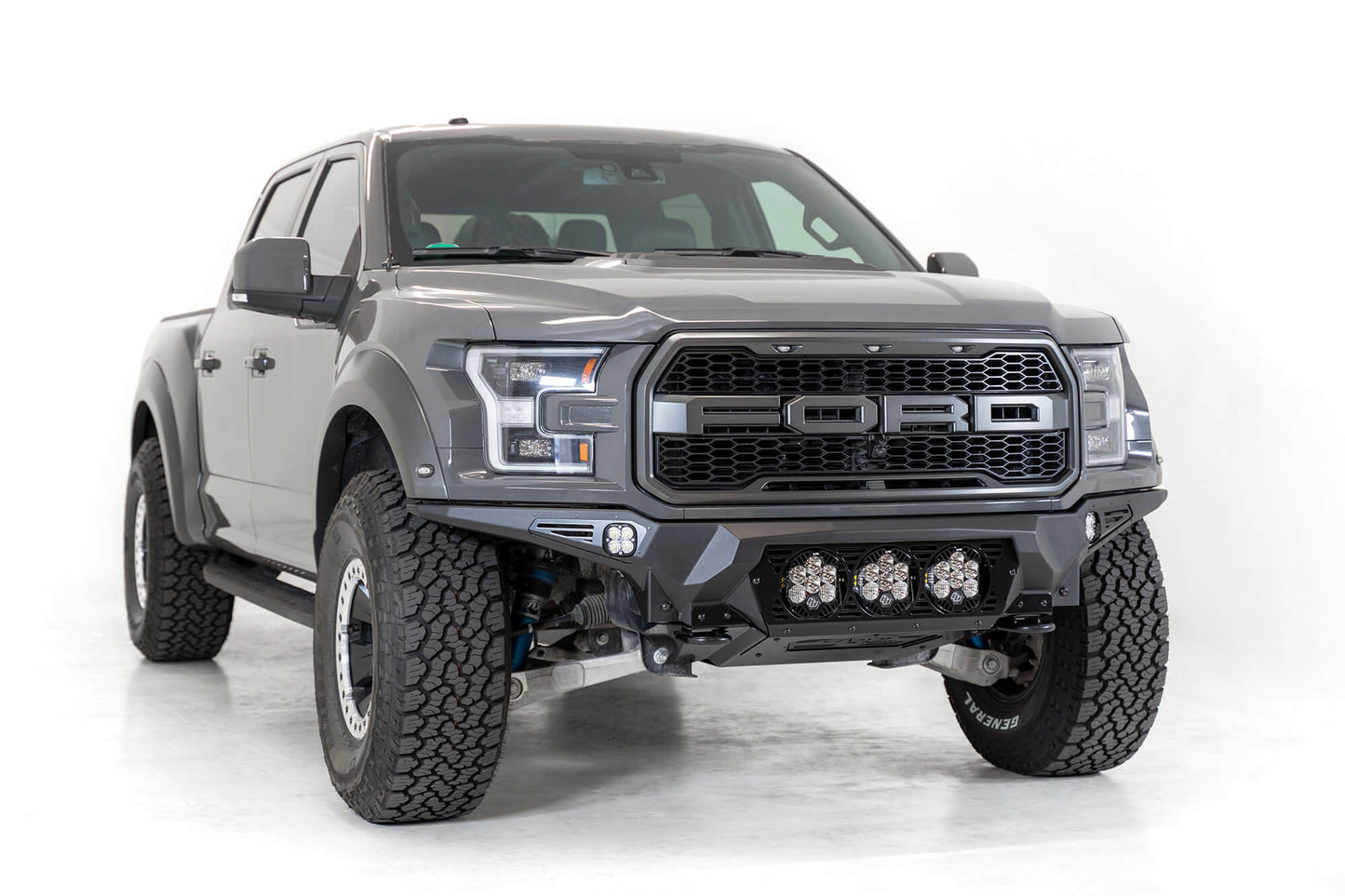ADD Bomber Front Bumper (w/ Baja Designs Lights) | 2017-2020 Ford Raptor