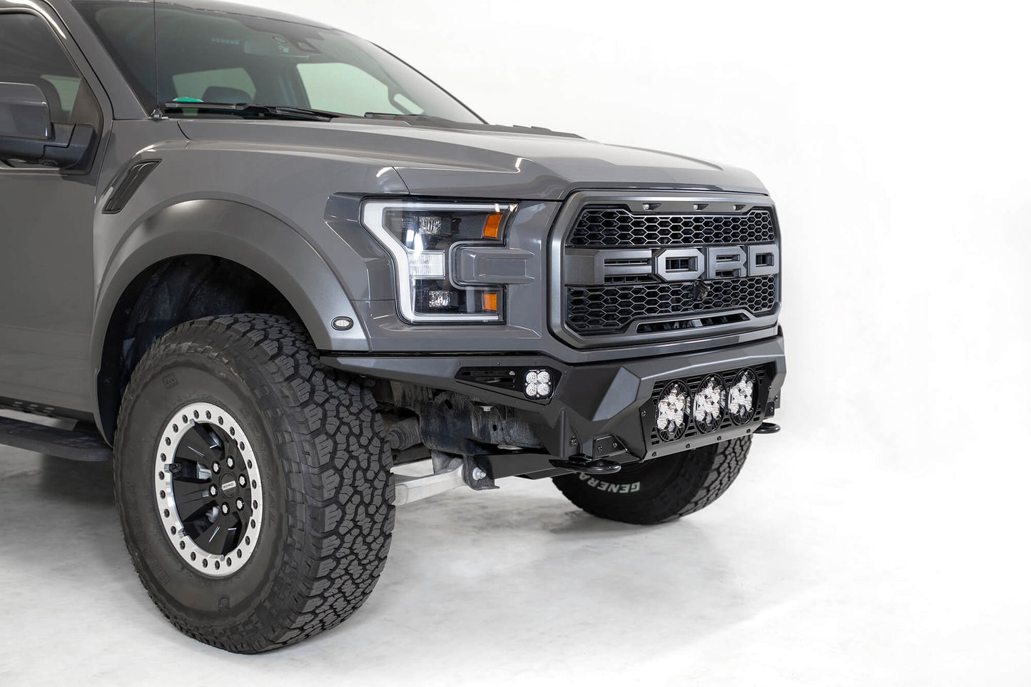 ADD Bomber Front Bumper (w/ Baja Designs Lights) | 2017-2020 Ford Raptor