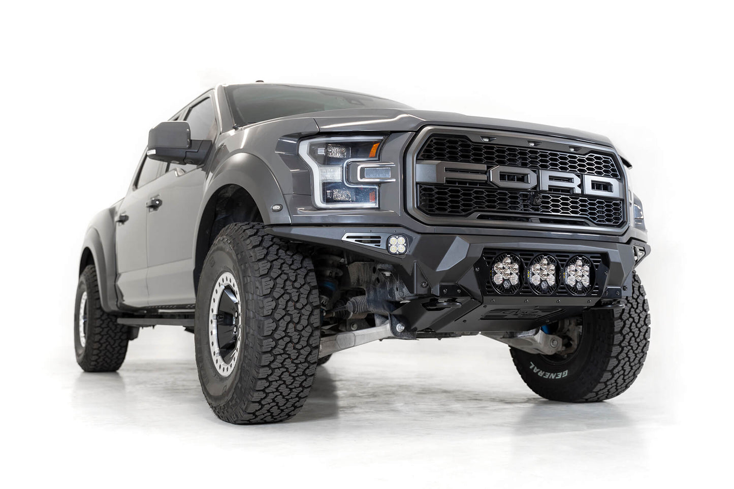 ADD Bomber Front Bumper (w/ Baja Designs Lights) | 2017-2020 Ford Raptor