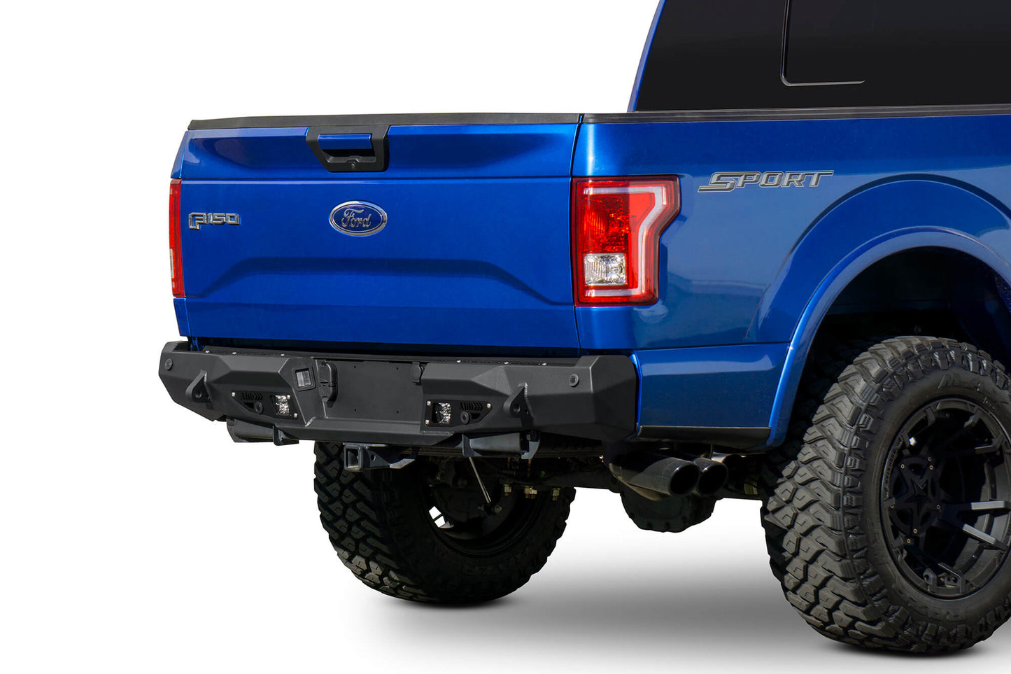 Installed on Car ADD Ford  Stealth Fighter Rear Bumper | 2015-2020 F-150