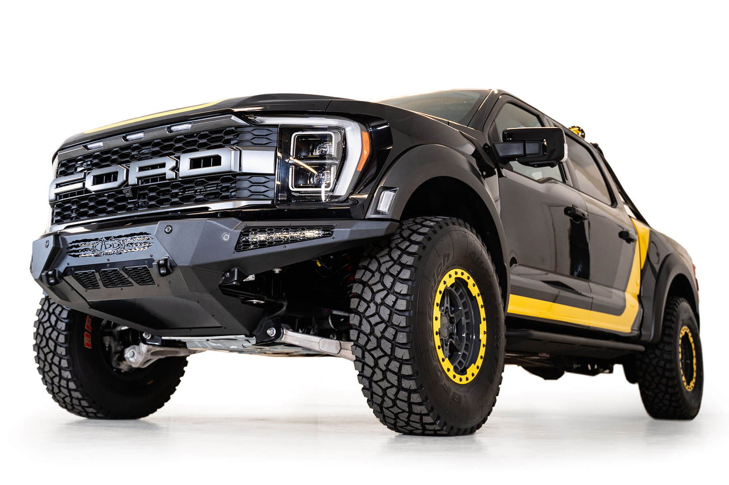 Installed on Car ADD HoneyBadger Front Bumper | 2021-2023 Ford F-150 Raptor/Raptor R