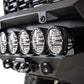 Installed on Car with Round Lights Front View ADD Chevy Bomber HD Front Bumper | 2020-2023 Chevy 2500/3500