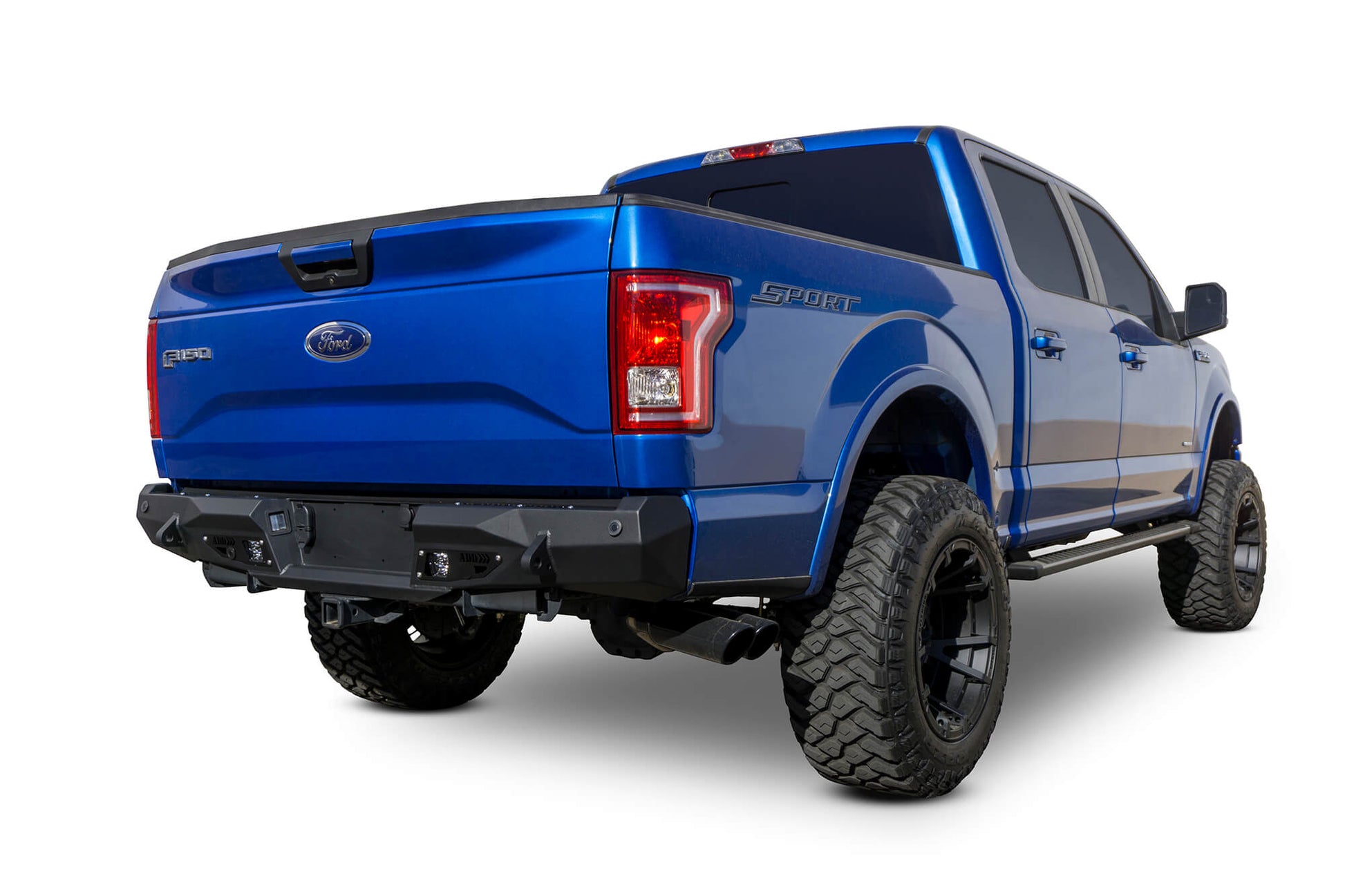 Installed on Car ADD Ford  Stealth Fighter Rear Bumper | 2015-2020 F-150